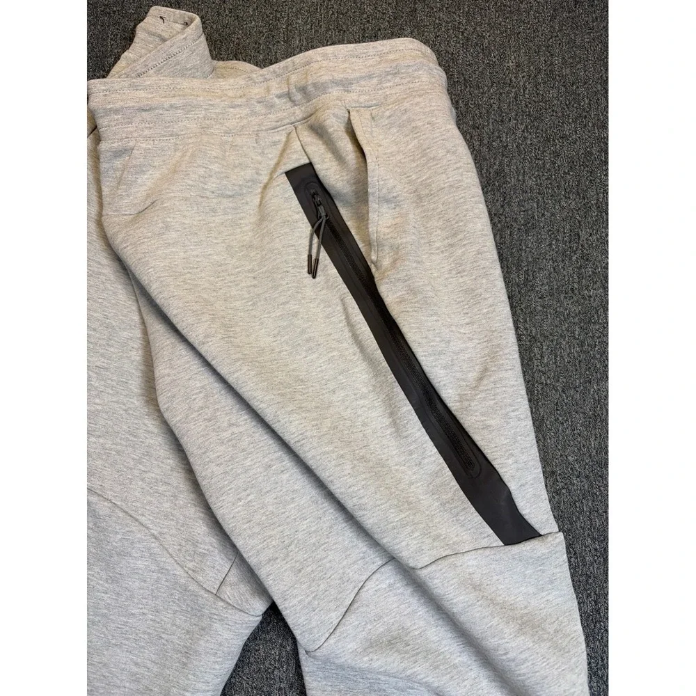 Nike Tech Fleece Joggers Mens Large Grey Heather Sweatpants CU4495-063